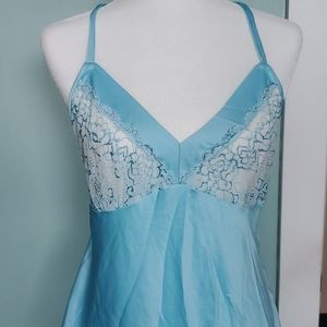 NWT - Silky Baby Blue Chemise 💙